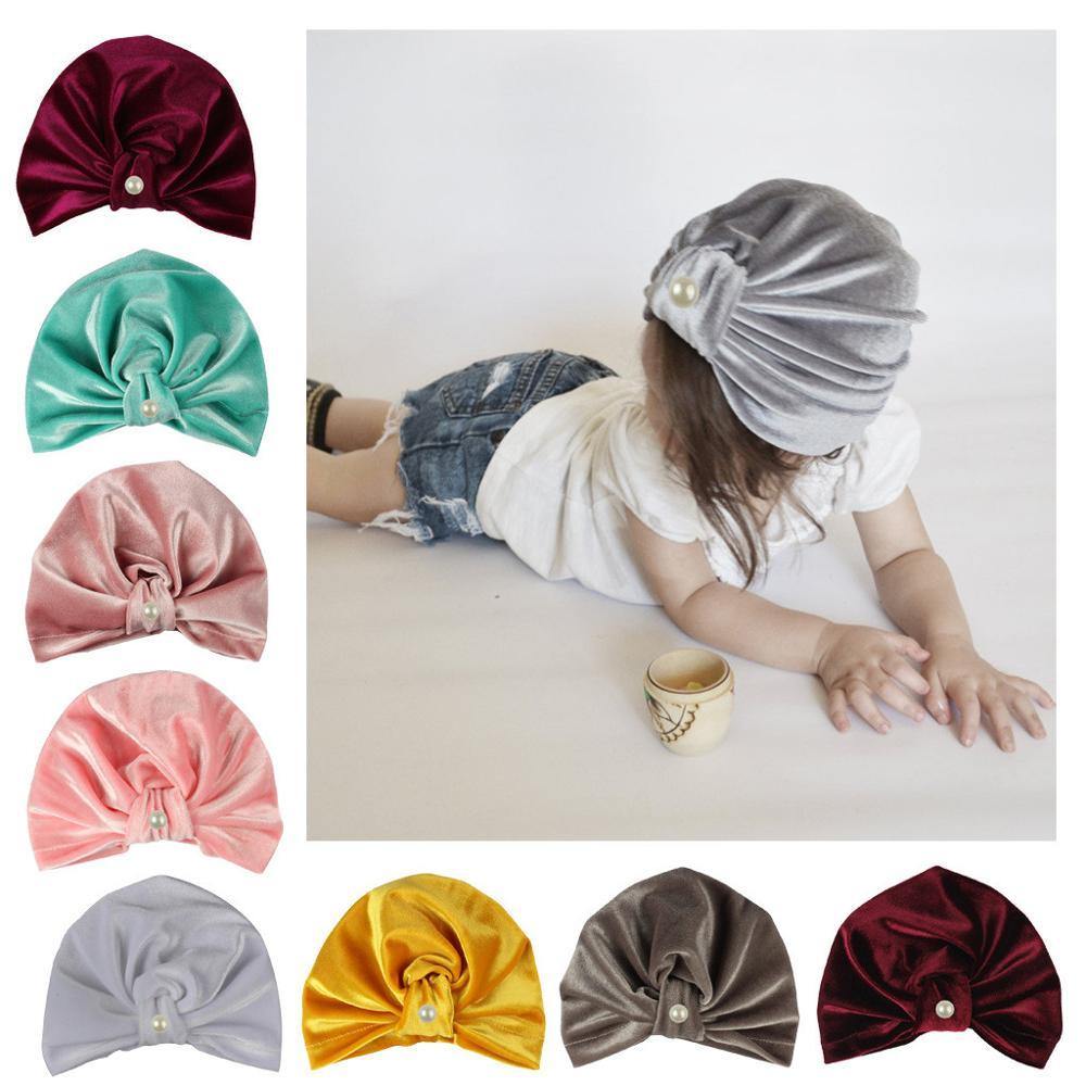 TURBANTE TERCIOPELO GRIS NIÑA - Mibebu -  Ropa Infantil