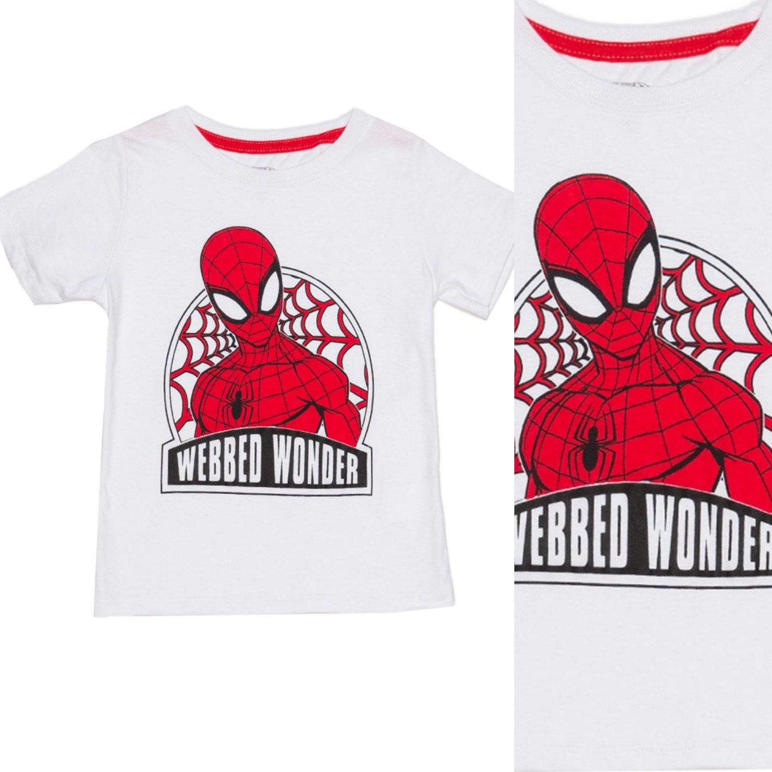 PLAYERA BLANCA SPIDER MAN - Mibebu -  Ropa Infantil