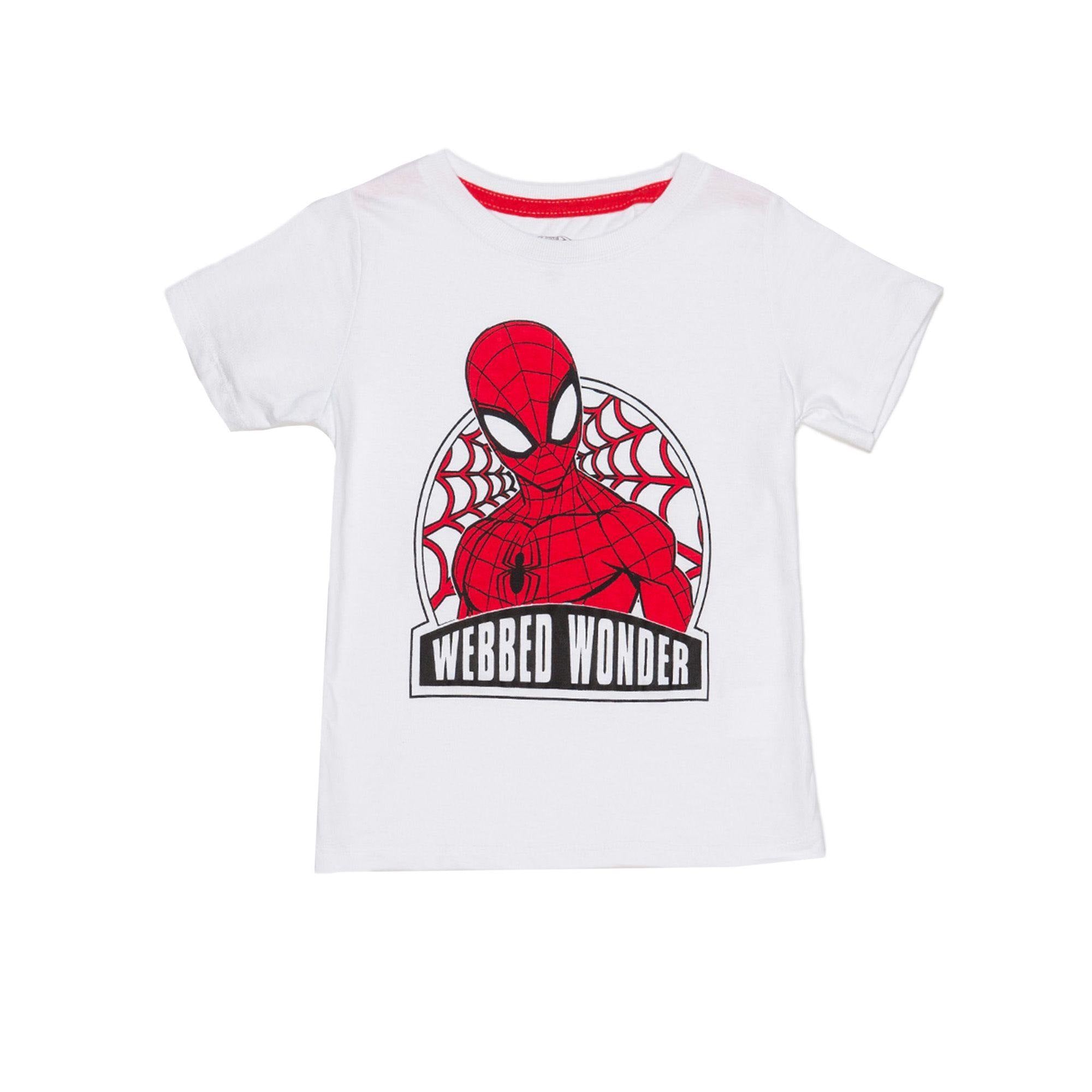 PLAYERA BLANCA SPIDER MAN - Mibebu -  Ropa Infantil