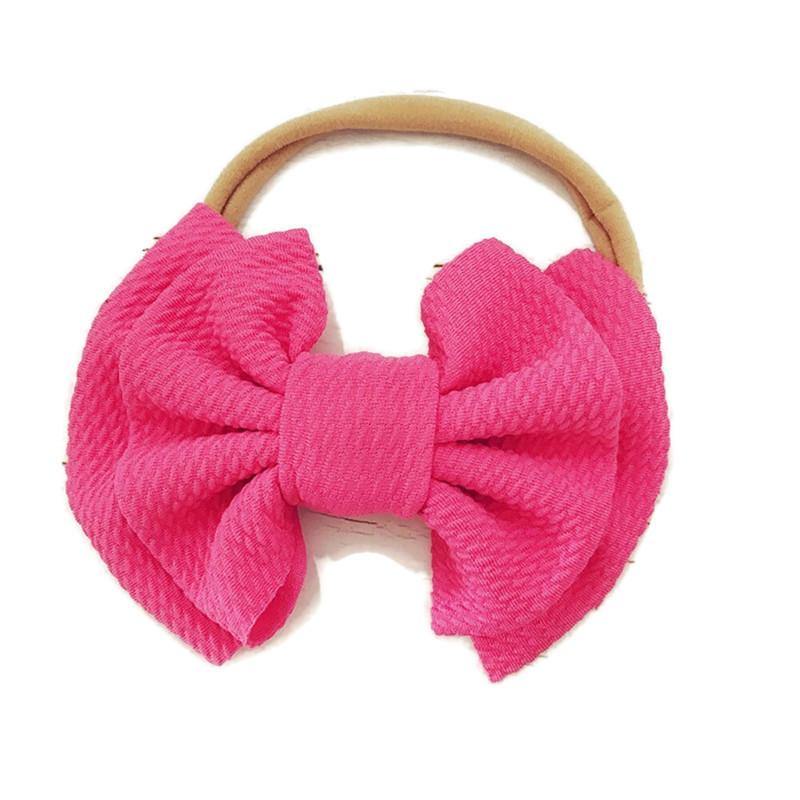 TIARA MOÑO GRANDE ROSA NIÑA - Mibebu -  Ropa Infantil