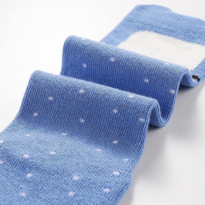 CALCETAS LARGAS NIÑA AZUL - Mibebu -  Ropa Infantil