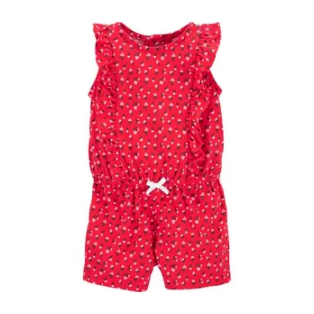 PAÑALERO JUMPER CARTERS FLORES NIÑA - Mibebu -  Ropa Infantil