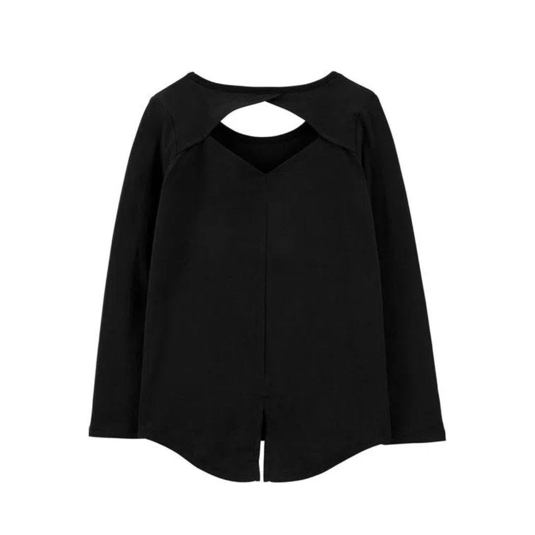 BLUSA CARTERS NEGRA FRIENDS NIÑA - Mibebu -  Ropa Infantil