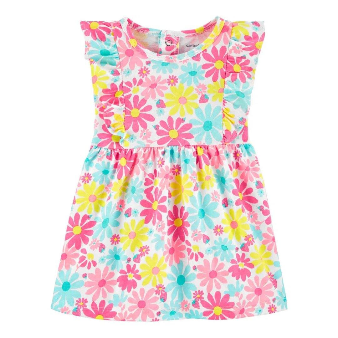 VESTIDO FLORAL CARTERS NIÑA - Mibebu -  Ropa Infantil