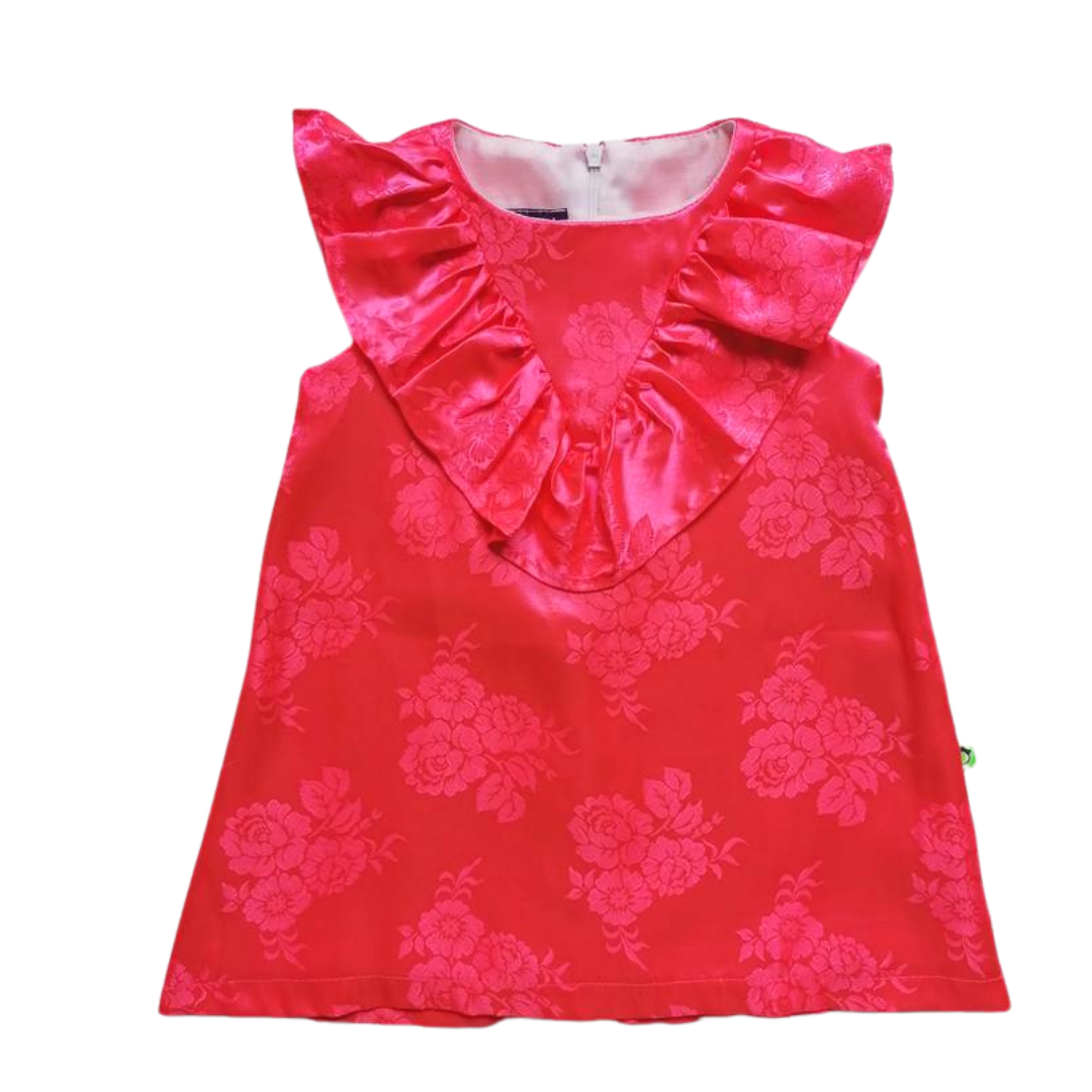 VESTIDO ROSA FUCSIA NIÑA