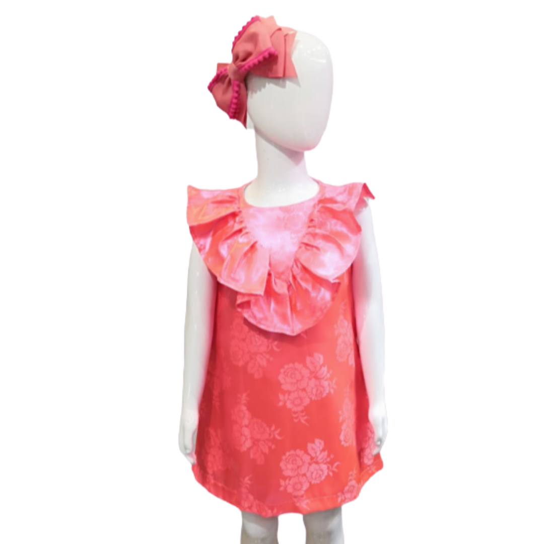 VESTIDO ROSA FUCSIA NIÑA