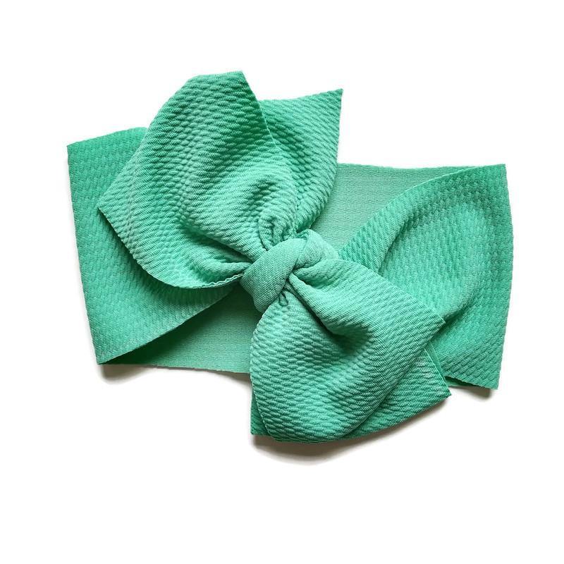 TIARAS MOÑO GRANDE NIÑA AZUL VERDE - Mibebu -  Ropa Infantil