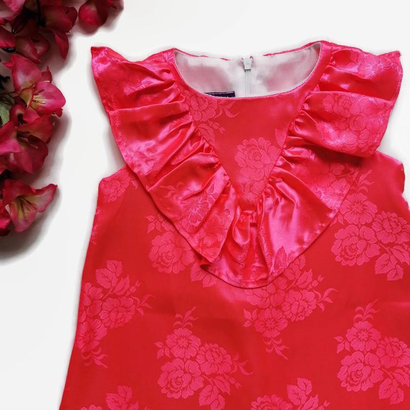 VESTIDO ROSA FUCSIA NIÑA - Mibebu -  Ropa Infantil
