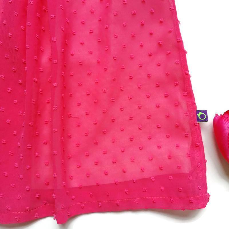 VESTIDO ROSA NIÑA - Mibebu -  Ropa Infantil