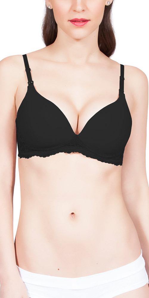 BRASIER CON ENCAJE 9MONTHS NEGRO BEAUTIFUL 3823 - Mibebu -  Ropa Infantil